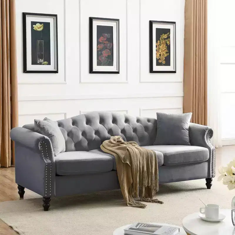 Sofa Kombination „Enhanced Comfort Velvet“ mit 2x 3-Sitzer Modulen