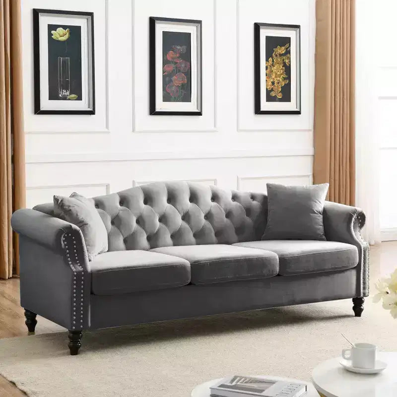 Sofa Kombination „Enhanced Comfort Velvet“ mit 2x 3-Sitzer Modulen