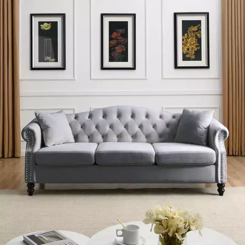 Sofa Kombination „Enhanced Comfort Velvet“ mit 2x 3-Sitzer Modulen