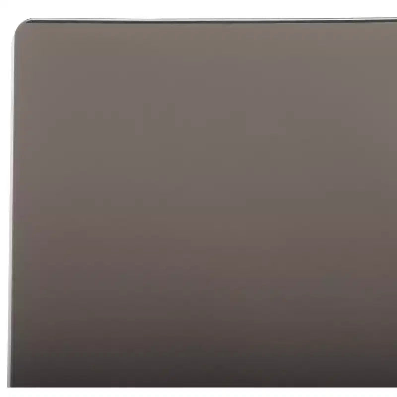 Rauchgrauer Barhocker aus Acryl mit Gestell aus Gunmetal-Eisen, rückenlehnenlos, mittelhohe Rückenlehne, 125 kg Tragkraft