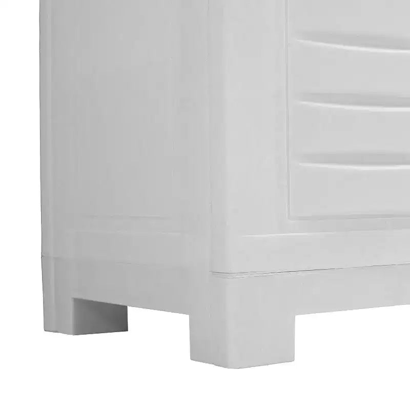 Vielseitiger Kunststoffschrank mit verstellbarem Einlegeboden und Schublade, 87,6 cm H, für den Innenbereich