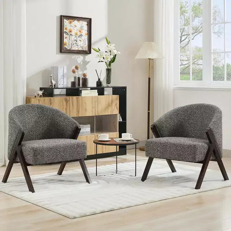 Moderner Sessel, PU-Material, bequemer Polsterlesestuhl, armloser Sofasessel, geeignet für Wohn- und Schlafzimmer