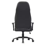 Gaming-Stuhl aus Kunstleder mit Rautensteppung, ergonomischer Rennsitz-Stil, verstellbare Rückenlehne
