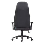 Gaming-Stuhl aus Kunstleder mit Rautensteppung, ergonomischer Rennsitz-Stil, verstellbare Rückenlehne