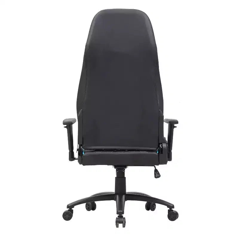 Gaming-Stuhl aus Kunstleder mit Rautensteppung, ergonomischer Rennsitz-Stil, verstellbare Rückenlehne