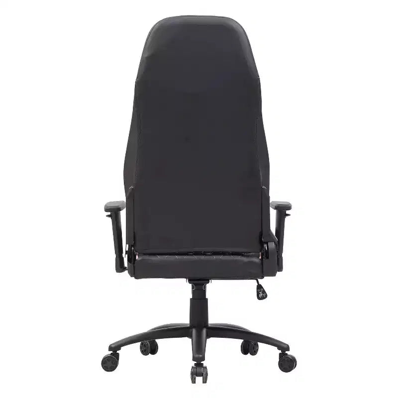 Gaming-Stuhl aus Kunstleder mit Rautensteppung, ergonomischer Rennsitz-Stil, verstellbare Rückenlehne