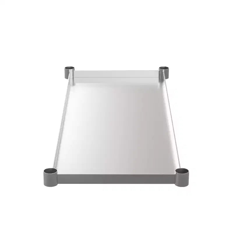 Verstellbarer Unterboden aus verzinktem Stahl für Küchenarbeitstische, rostbeständig, einfache Montage