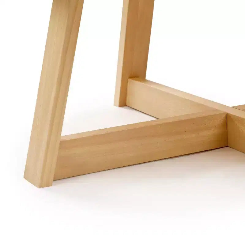 36 Zoll runder Couchtisch aus Massivholz im Bauernhaus-Stil für das Wohnzimmer, klassische Naturholz-Oberfläche