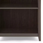 218 cm hohes 5-Regal-Bücherregal, klassischer Holzstil, Stauraum für Wohnzimmer und Heimbüro