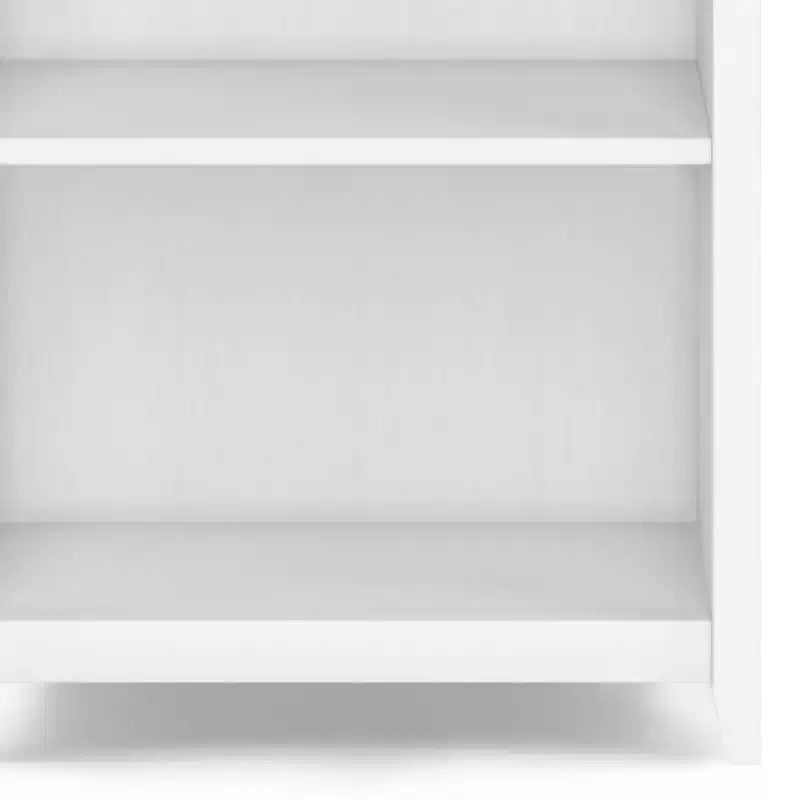 218 cm hohes 5-Regal-Bücherregal, klassischer Holzstil, Stauraum für Wohnzimmer und Heimbüro