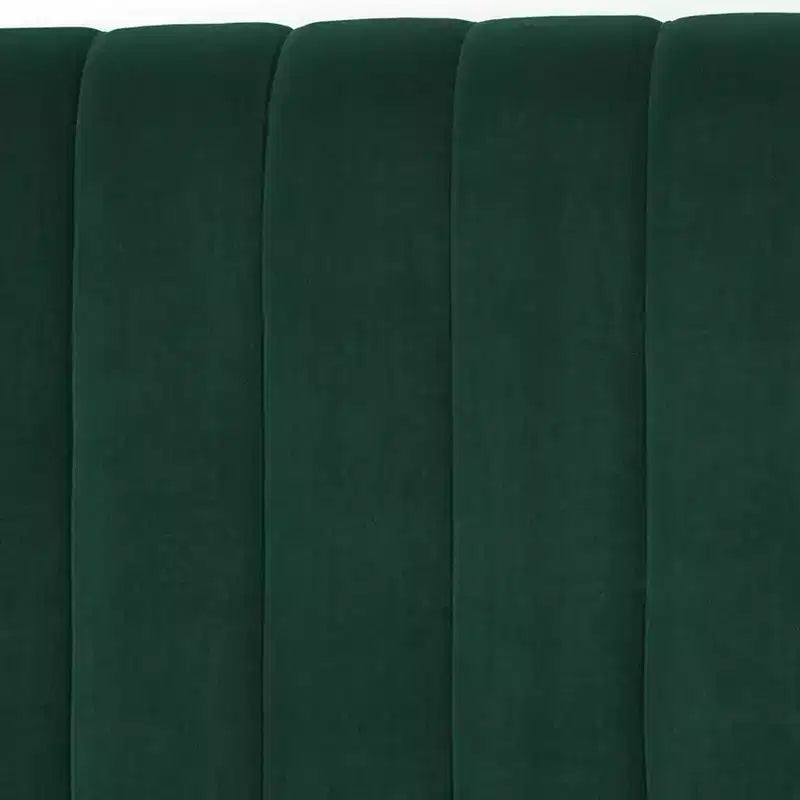 Kopfteil Queen Channel Tufted, gepolstert, Holzrahmen, Schaumstofffüllung, 170 x 129 cm