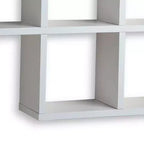 Wandregal mit 7 Fächern, laminiert, Weiß, 78,7 x 58,4 cm, keine sichtbaren Beschläge